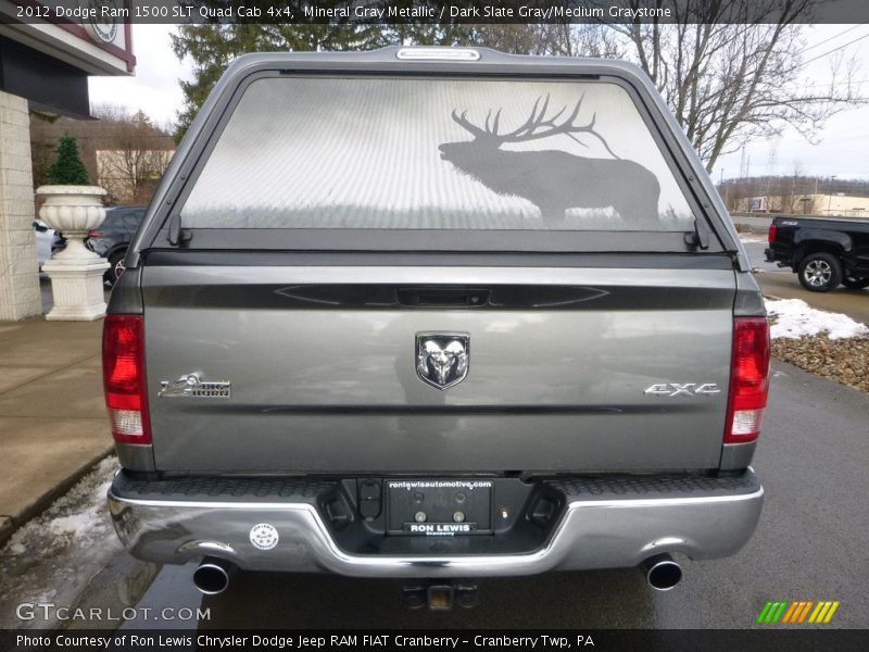 Mineral Gray Metallic / Dark Slate Gray/Medium Graystone 2012 Dodge Ram 1500 SLT Quad Cab 4x4