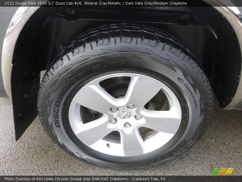 Mineral Gray Metallic / Dark Slate Gray/Medium Graystone 2012 Dodge Ram 1500 SLT Quad Cab 4x4