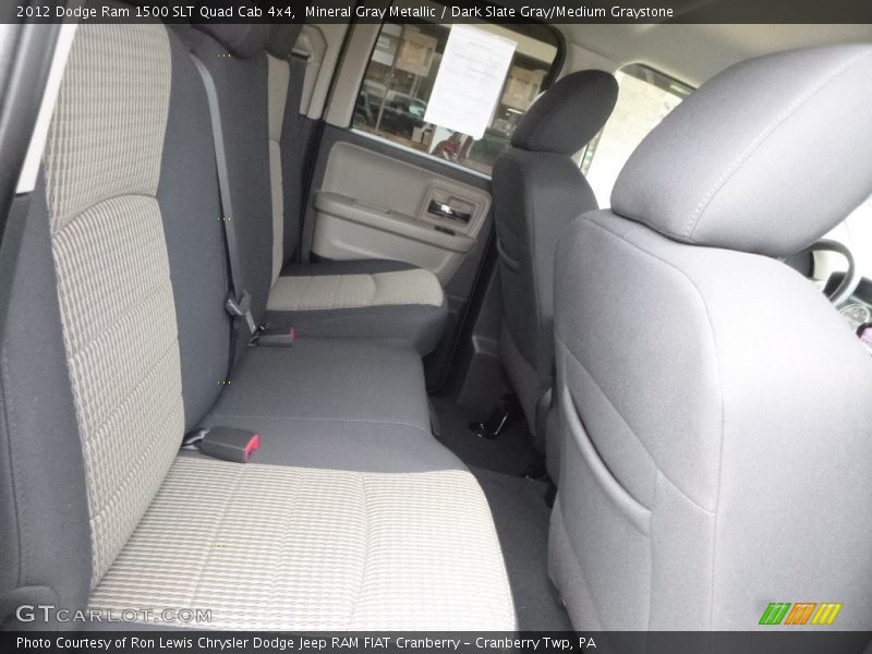 Mineral Gray Metallic / Dark Slate Gray/Medium Graystone 2012 Dodge Ram 1500 SLT Quad Cab 4x4