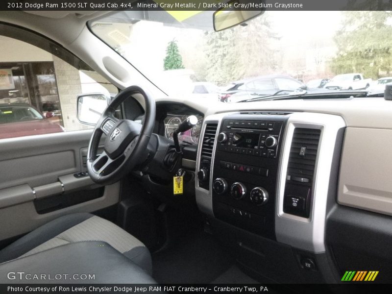 Mineral Gray Metallic / Dark Slate Gray/Medium Graystone 2012 Dodge Ram 1500 SLT Quad Cab 4x4