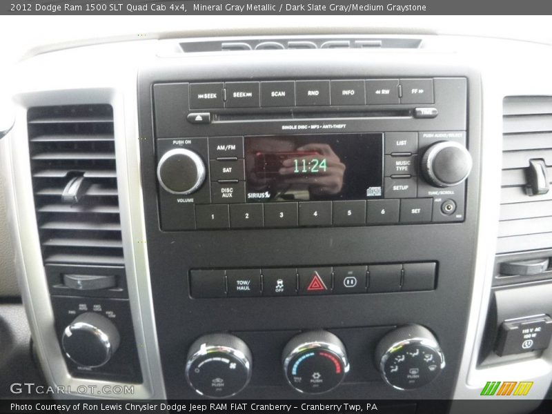 Mineral Gray Metallic / Dark Slate Gray/Medium Graystone 2012 Dodge Ram 1500 SLT Quad Cab 4x4