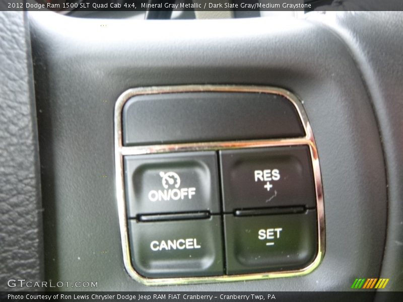 Mineral Gray Metallic / Dark Slate Gray/Medium Graystone 2012 Dodge Ram 1500 SLT Quad Cab 4x4