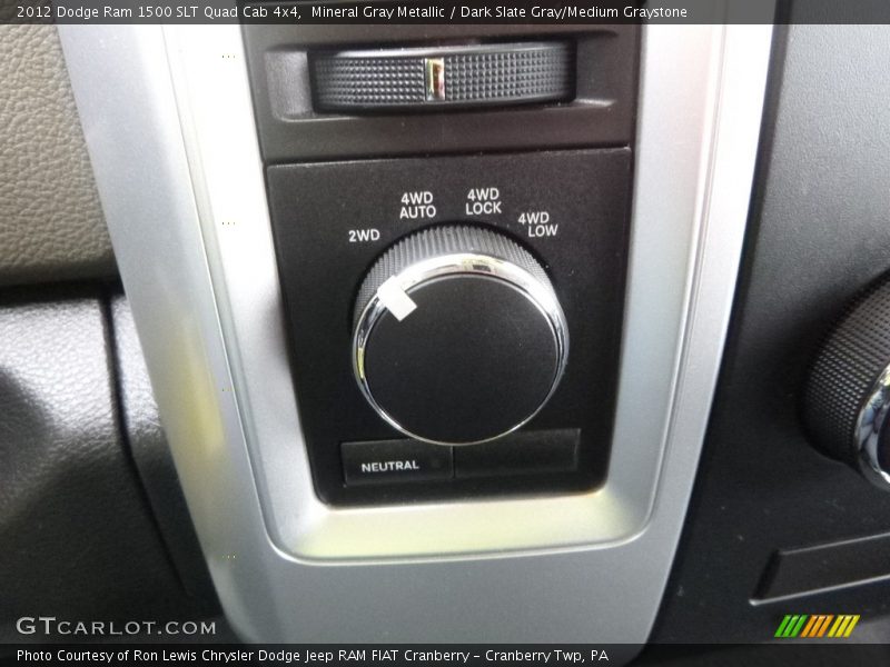 Mineral Gray Metallic / Dark Slate Gray/Medium Graystone 2012 Dodge Ram 1500 SLT Quad Cab 4x4
