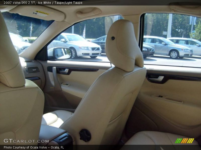 Ice White / Taupe/Light Taupe 2007 Volvo S60 2.5T