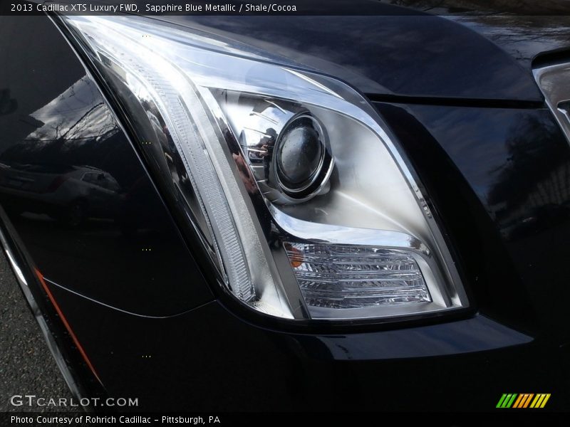 Sapphire Blue Metallic / Shale/Cocoa 2013 Cadillac XTS Luxury FWD