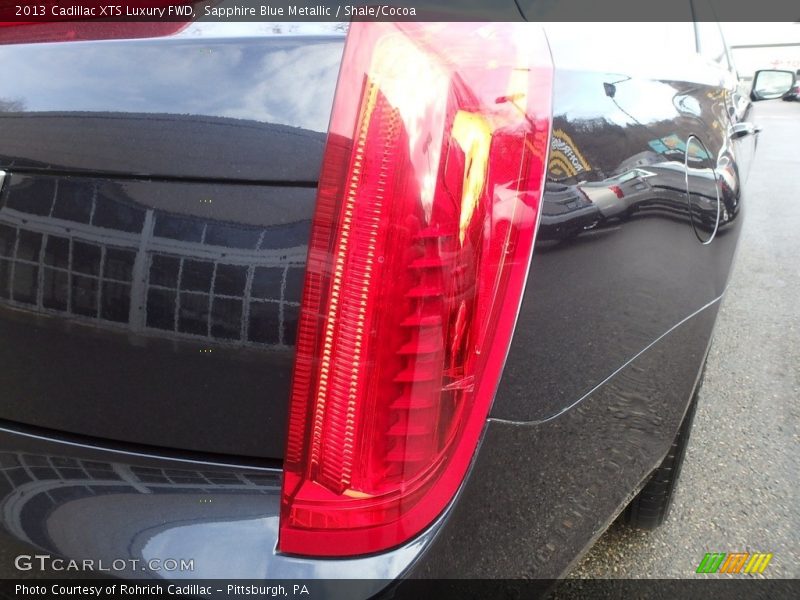 Sapphire Blue Metallic / Shale/Cocoa 2013 Cadillac XTS Luxury FWD