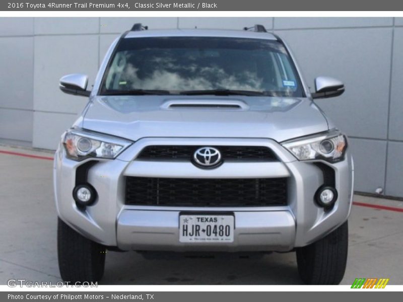 Classic Silver Metallic / Black 2016 Toyota 4Runner Trail Premium 4x4