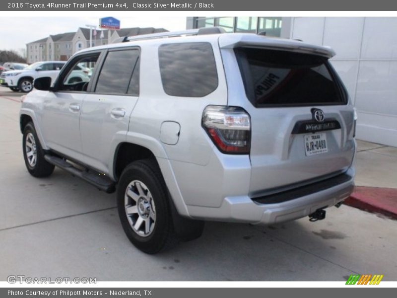 Classic Silver Metallic / Black 2016 Toyota 4Runner Trail Premium 4x4