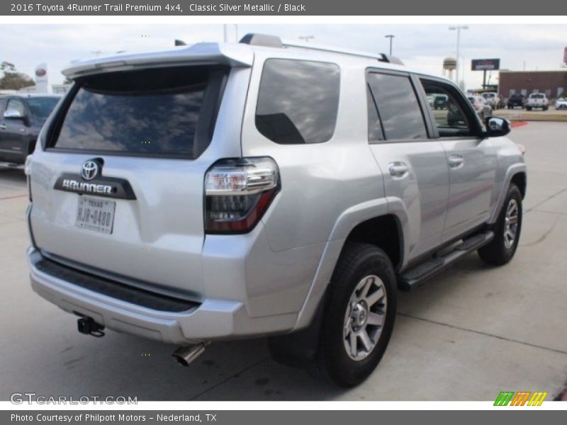 Classic Silver Metallic / Black 2016 Toyota 4Runner Trail Premium 4x4