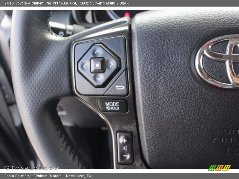 Classic Silver Metallic / Black 2016 Toyota 4Runner Trail Premium 4x4