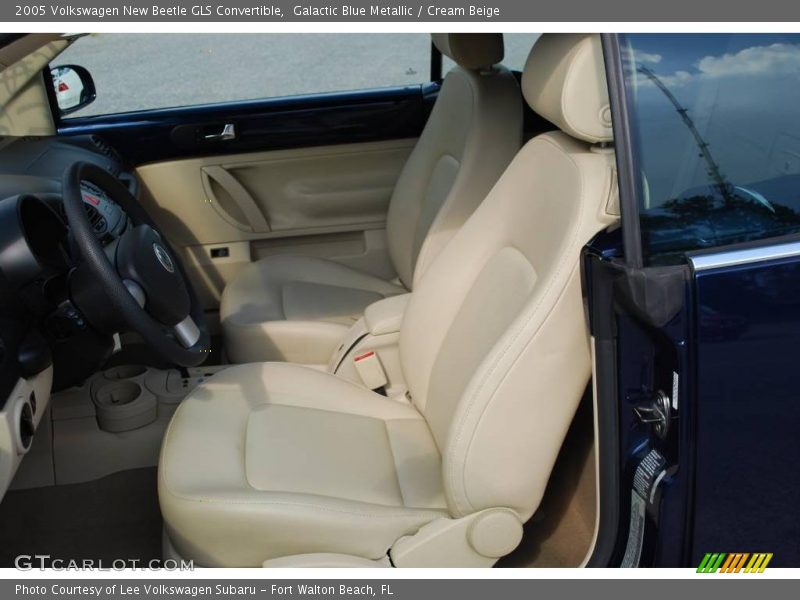 Galactic Blue Metallic / Cream Beige 2005 Volkswagen New Beetle GLS Convertible