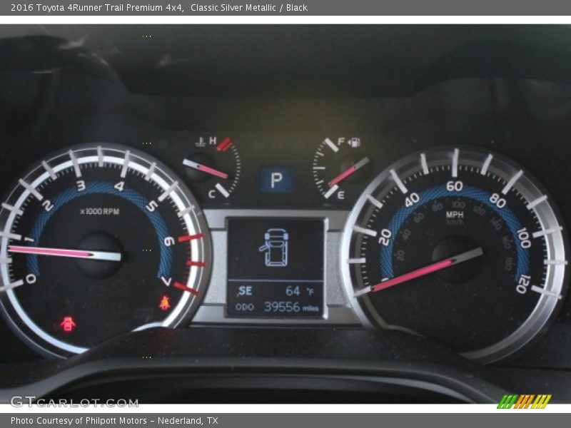 Classic Silver Metallic / Black 2016 Toyota 4Runner Trail Premium 4x4