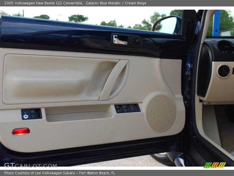 Galactic Blue Metallic / Cream Beige 2005 Volkswagen New Beetle GLS Convertible