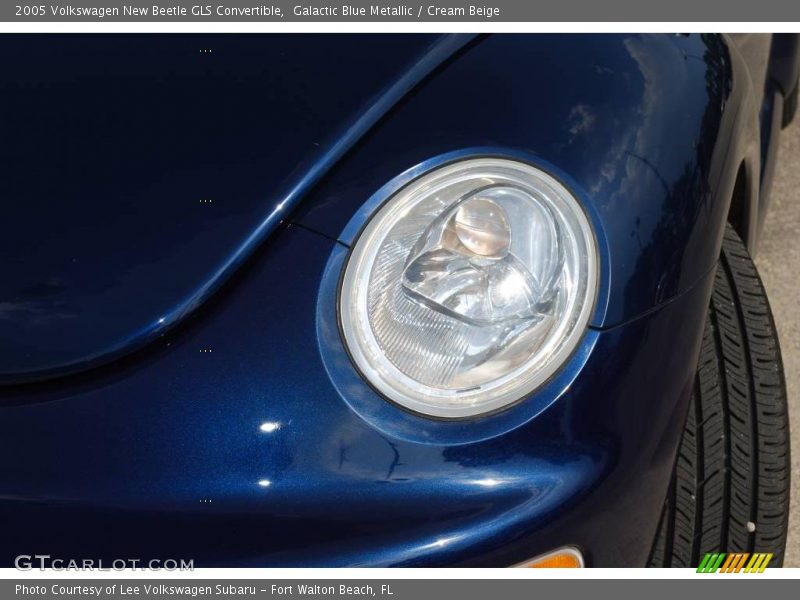 Galactic Blue Metallic / Cream Beige 2005 Volkswagen New Beetle GLS Convertible