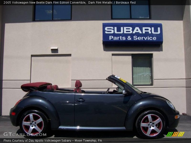 Dark Flint Metallic / Bordeaux Red 2005 Volkswagen New Beetle Dark Flint Edition Convertible