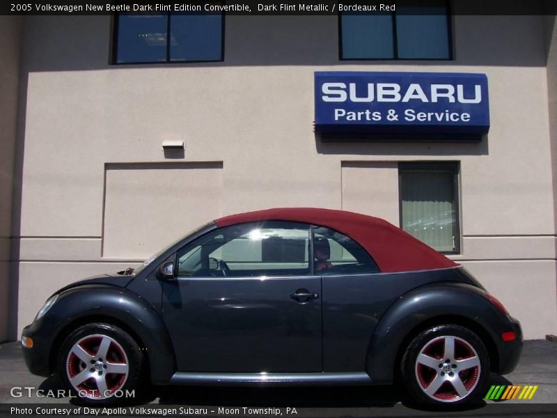 Dark Flint Metallic / Bordeaux Red 2005 Volkswagen New Beetle Dark Flint Edition Convertible