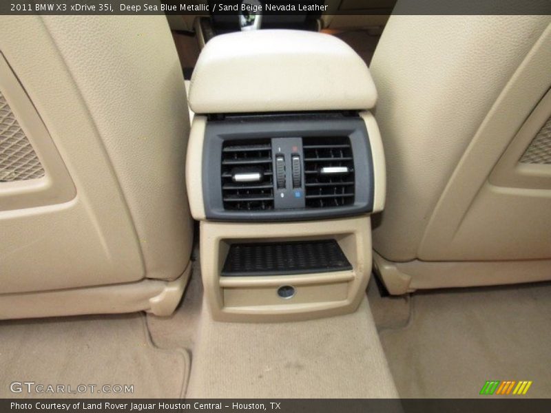 Deep Sea Blue Metallic / Sand Beige Nevada Leather 2011 BMW X3 xDrive 35i