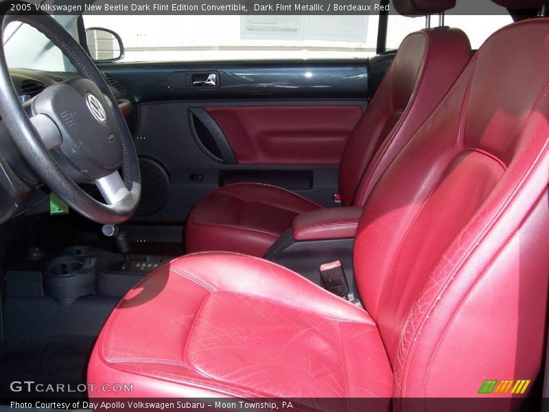 Dark Flint Metallic / Bordeaux Red 2005 Volkswagen New Beetle Dark Flint Edition Convertible