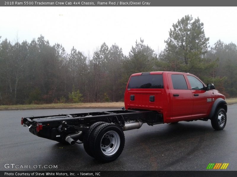 Flame Red / Black/Diesel Gray 2018 Ram 5500 Tradesman Crew Cab 4x4 Chassis