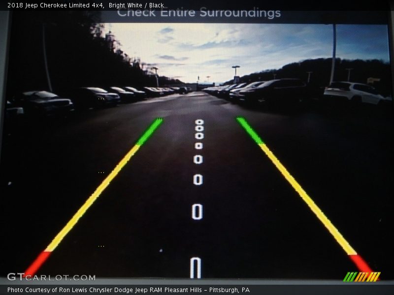Bright White / Black 2018 Jeep Cherokee Limited 4x4