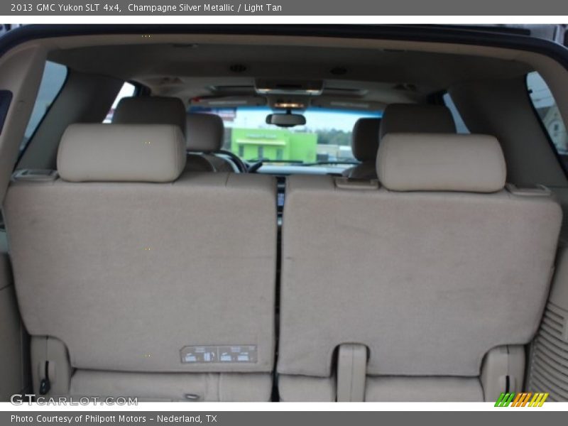 Champagne Silver Metallic / Light Tan 2013 GMC Yukon SLT 4x4