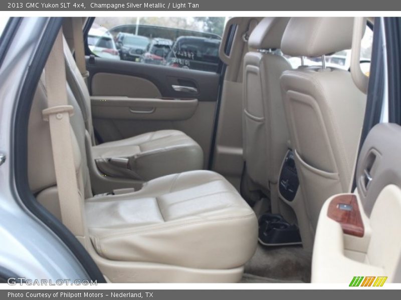 Champagne Silver Metallic / Light Tan 2013 GMC Yukon SLT 4x4
