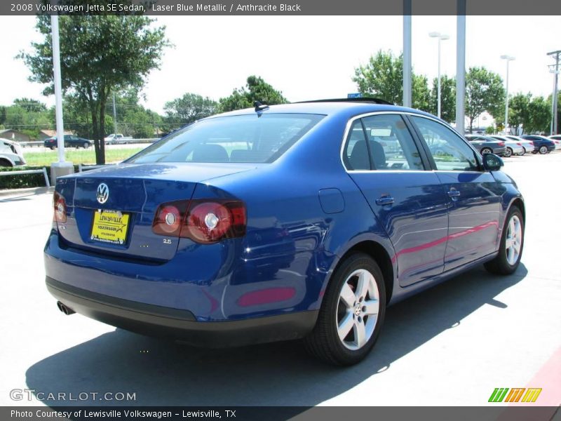 Laser Blue Metallic / Anthracite Black 2008 Volkswagen Jetta SE Sedan