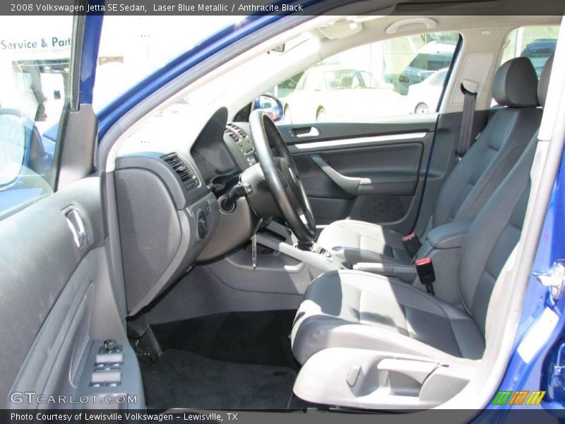 Laser Blue Metallic / Anthracite Black 2008 Volkswagen Jetta SE Sedan