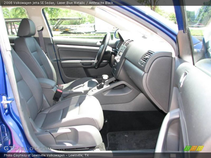 Laser Blue Metallic / Anthracite Black 2008 Volkswagen Jetta SE Sedan
