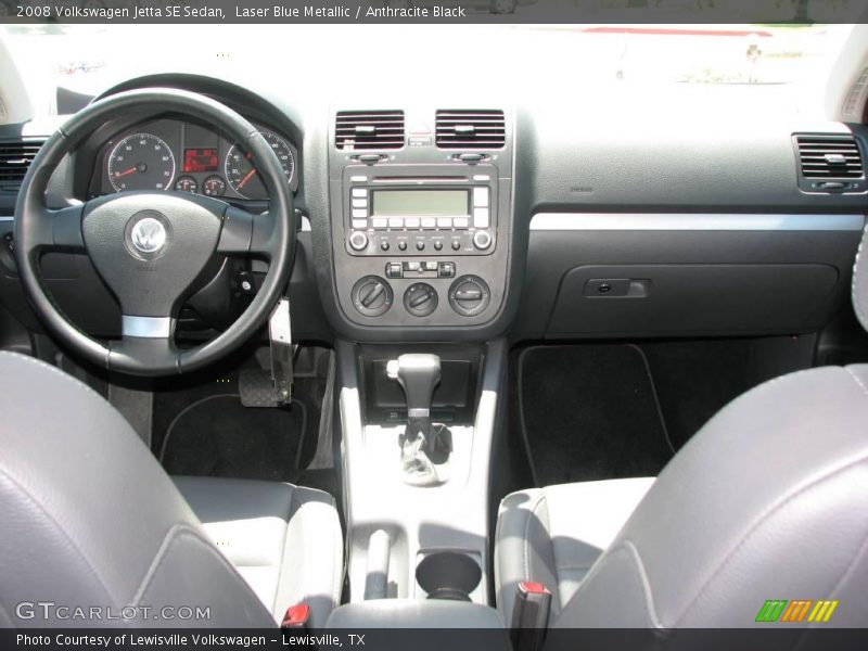 Laser Blue Metallic / Anthracite Black 2008 Volkswagen Jetta SE Sedan