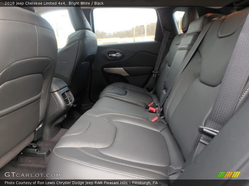 Bright White / Black 2018 Jeep Cherokee Limited 4x4