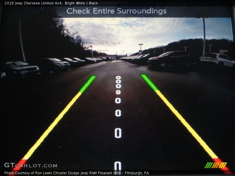 Bright White / Black 2018 Jeep Cherokee Limited 4x4