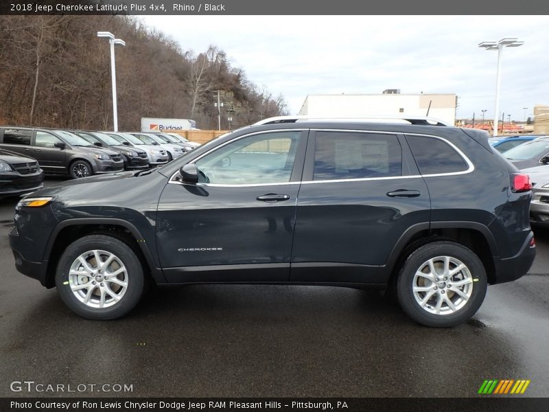 Rhino / Black 2018 Jeep Cherokee Latitude Plus 4x4
