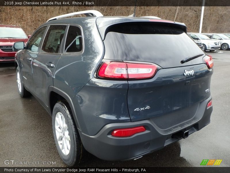 Rhino / Black 2018 Jeep Cherokee Latitude Plus 4x4