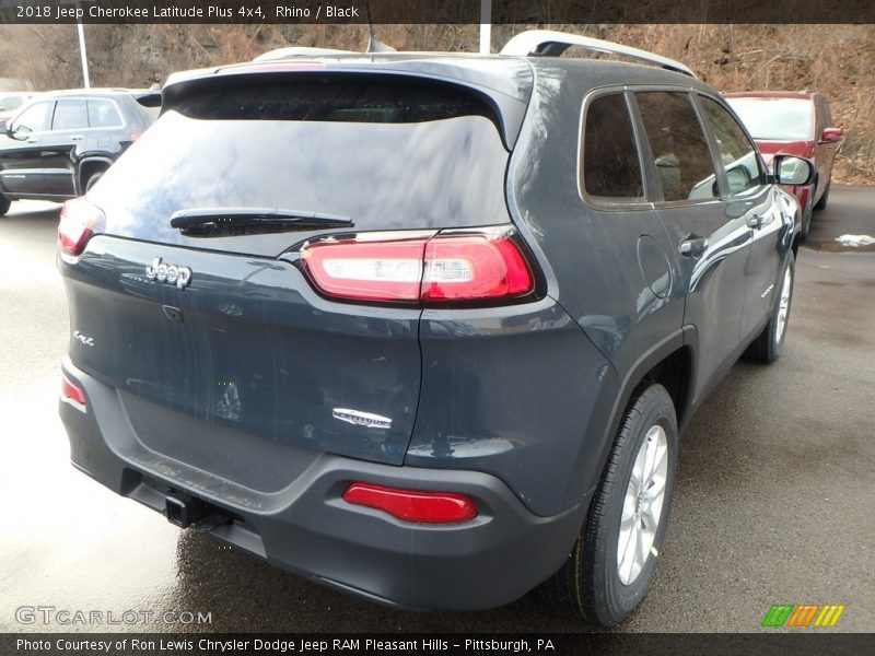 Rhino / Black 2018 Jeep Cherokee Latitude Plus 4x4