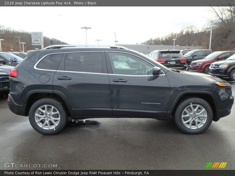 Rhino / Black 2018 Jeep Cherokee Latitude Plus 4x4