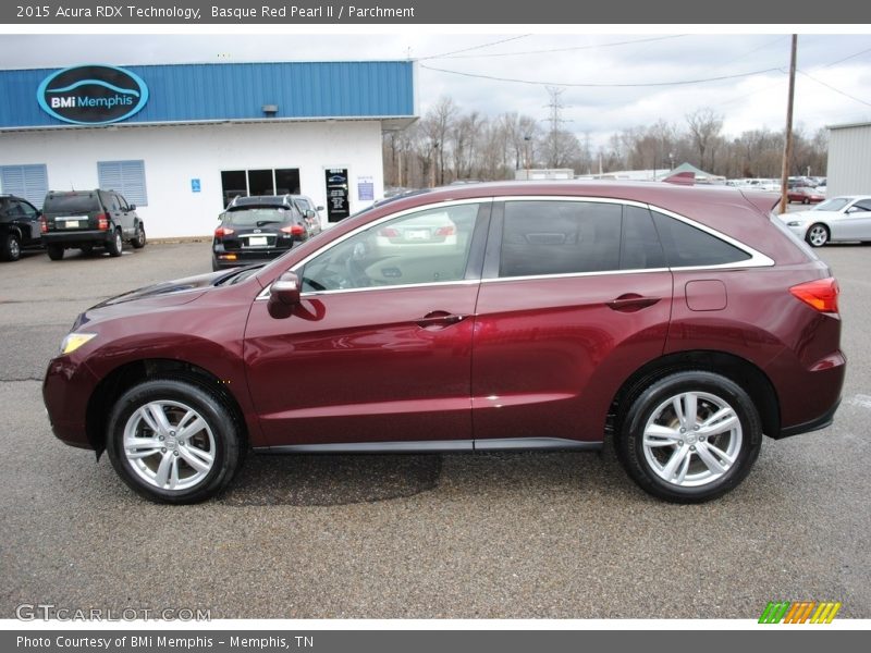 Basque Red Pearl II / Parchment 2015 Acura RDX Technology