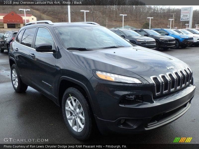 Rhino / Black 2018 Jeep Cherokee Latitude Plus 4x4