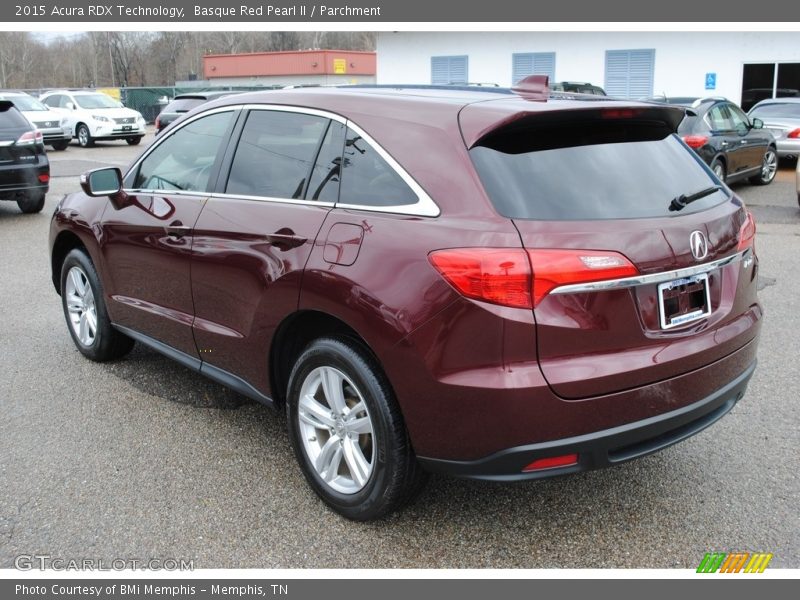 Basque Red Pearl II / Parchment 2015 Acura RDX Technology
