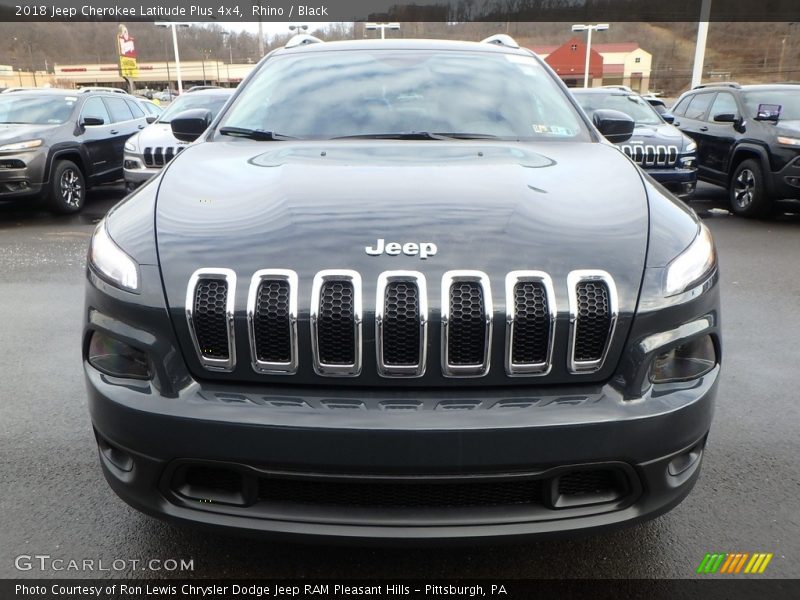 Rhino / Black 2018 Jeep Cherokee Latitude Plus 4x4