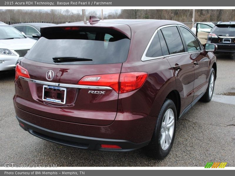 Basque Red Pearl II / Parchment 2015 Acura RDX Technology