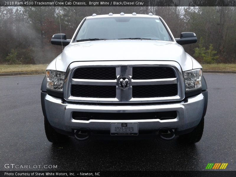Bright White / Black/Diesel Gray 2018 Ram 4500 Tradesman Crew Cab Chassis
