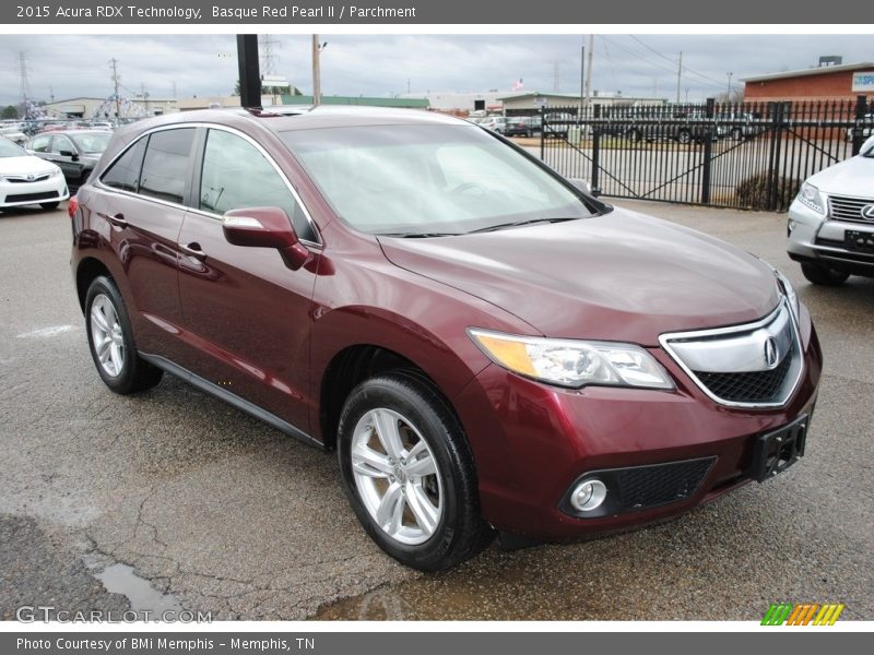 Basque Red Pearl II / Parchment 2015 Acura RDX Technology