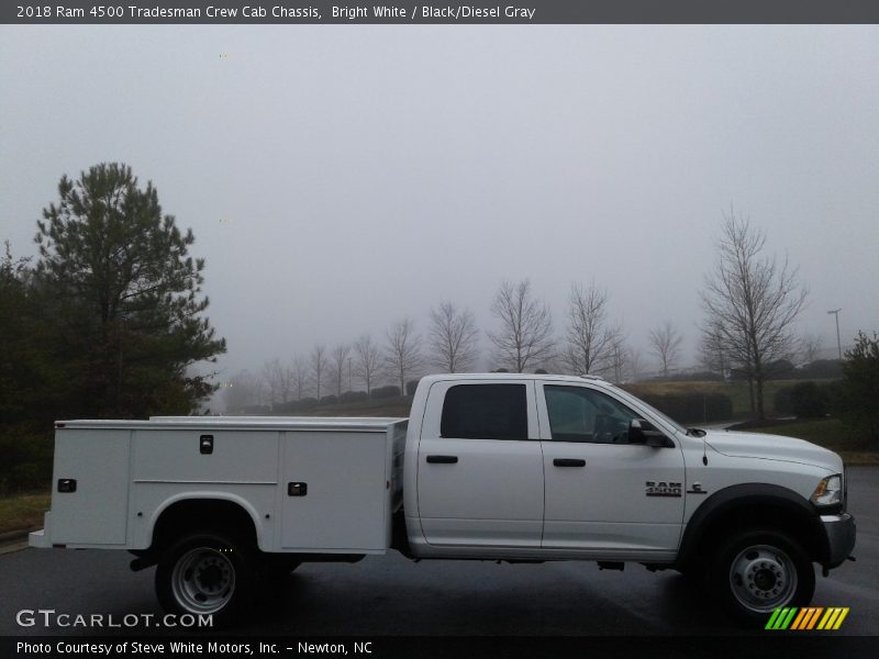 Bright White / Black/Diesel Gray 2018 Ram 4500 Tradesman Crew Cab Chassis