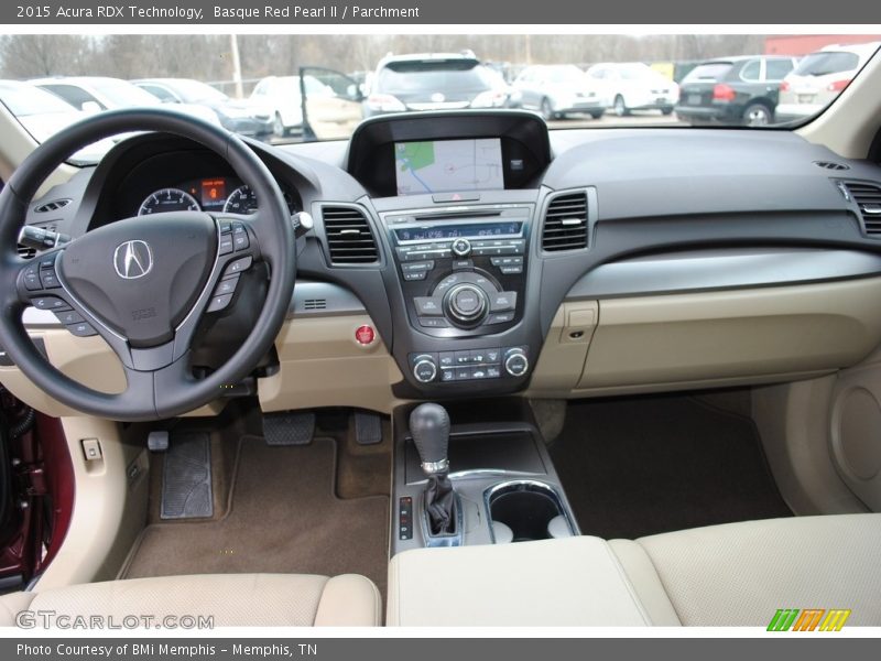 Basque Red Pearl II / Parchment 2015 Acura RDX Technology