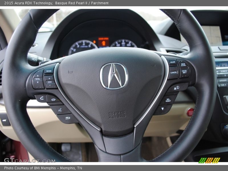 Basque Red Pearl II / Parchment 2015 Acura RDX Technology