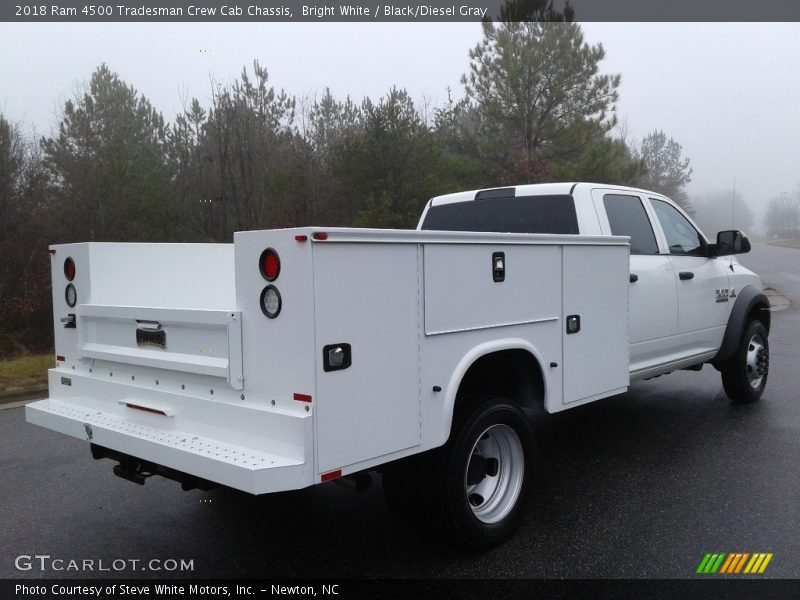 Bright White / Black/Diesel Gray 2018 Ram 4500 Tradesman Crew Cab Chassis