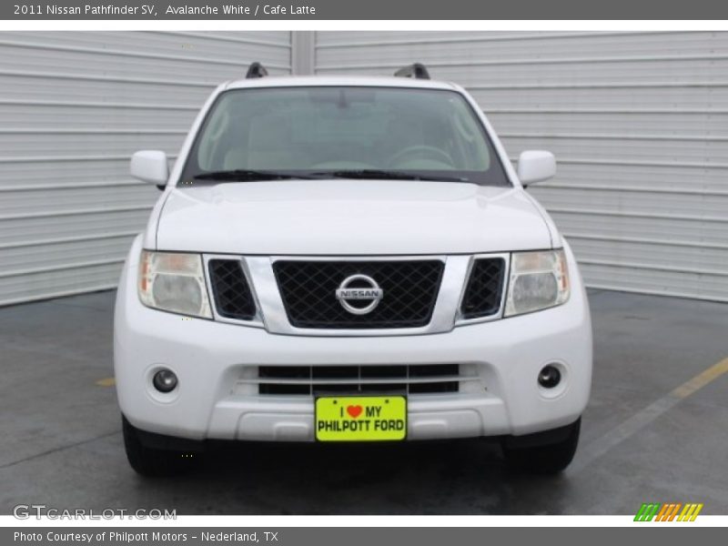 Avalanche White / Cafe Latte 2011 Nissan Pathfinder SV