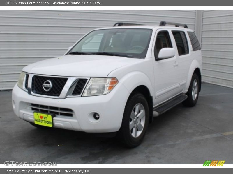 Avalanche White / Cafe Latte 2011 Nissan Pathfinder SV