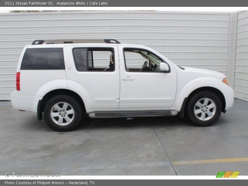 Avalanche White / Cafe Latte 2011 Nissan Pathfinder SV